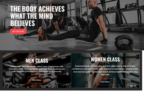 Lyton Gym Membership Website